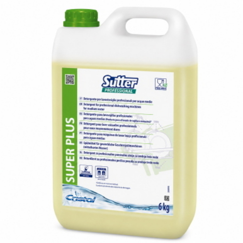 Sutter Super Plus 4x6 Kg Detergente Lavastoviglie e Forni Autopulenti Acque Medie