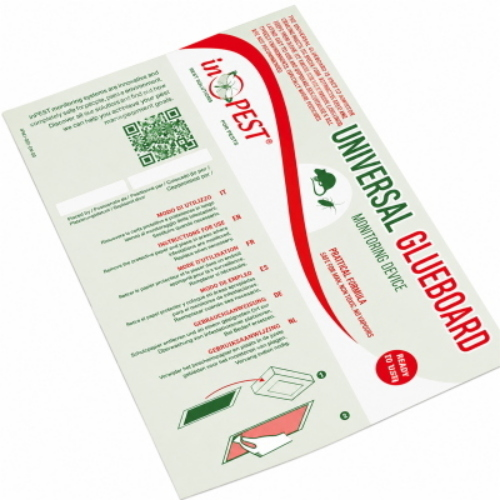 Universal Glueboard InPest 140 pezzi Trappola Collante per Topi e Insetti Striscianti 15,5 x 9,3 cm