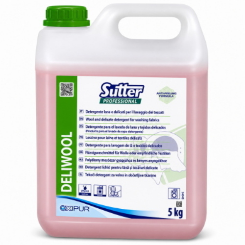 Sutter Deliwool 4x5 Lt Detersivo Lana e Delicati Detergente Lavatrice e a Mano
