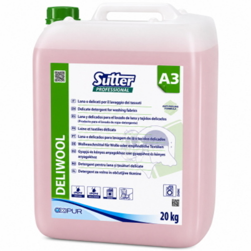 Sutter Deliwool 20 Lt Detersivo Lana e Delicati Detergente Lavatrice e a Mano