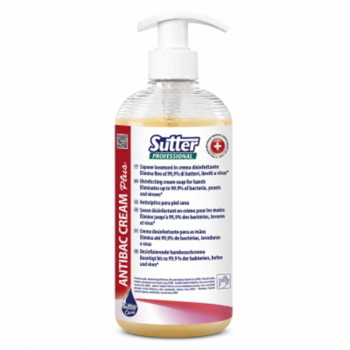 Sutter Antibac Cream Plus 12x500 Ml Sapone Disinfettante Professionale Mani PMC