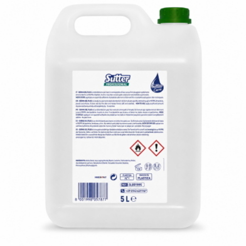 Sutter Dermagel Plus 4x5 Lt Gel Igienizzante Mani Professionale senza Risciacquo