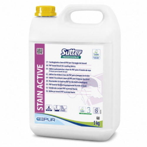 Sutter Stain Active 4x5 Kg Additivo Smacchiatore Professionale per Lavatrice