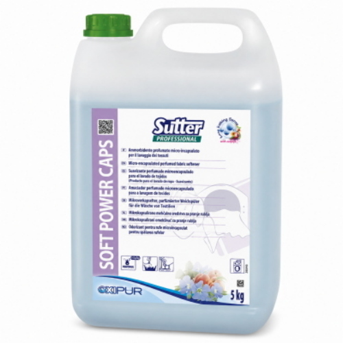 Sutter Soft Power Caps 4x5 Kg Ammorbidente Professionale Profumo Long Lasting Microincapsulato