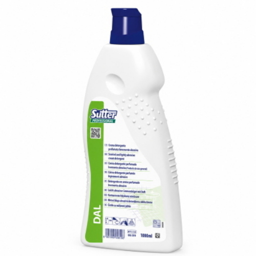 Sutter DAL 12x1 Lt Crema Detergente Abrasiva Profumata per Bagno Acciaio e Ceramica