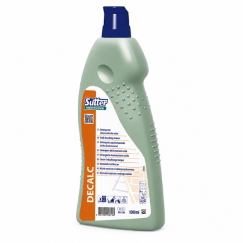 Sutter Decalc 12x1 Lt Disincrostante Acido Professionale Anticalcare per Bagno e Sanitari