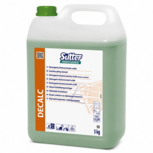 Sutter Decalc 4x5 Lt Disincrostante Acido Professionale Anticalcare per Bagno e Sanitari