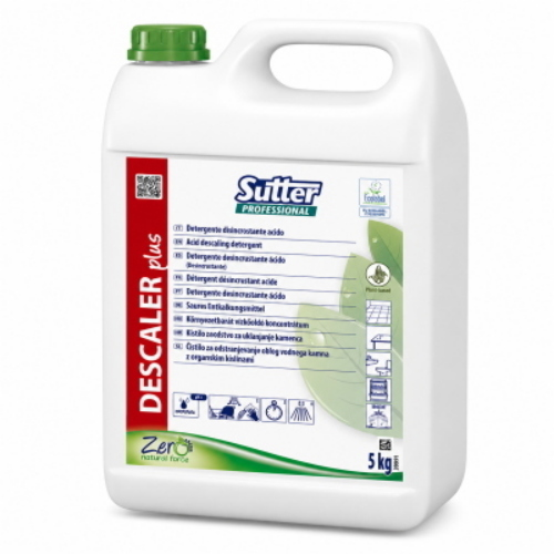 Sutter Descaler Plus 4x5 Kg Disincrostante Naturale Ecolabel per Calcare e Lavastoviglie