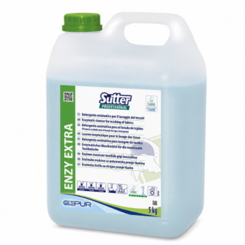 Sutter Enzy Extra Ecolabel 4x5 Kg Detergente Enzimatico Ecologico per Lavatrici Professionali