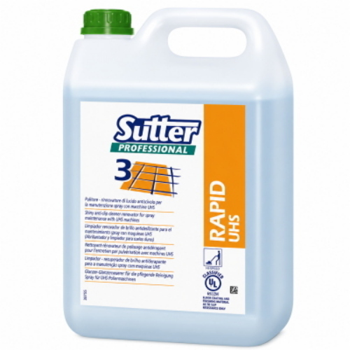 Sutter Rapid UHS 4x5 Kg Detergente Rigenerante Lucidante Antiscivolo per Cere Metallizzate