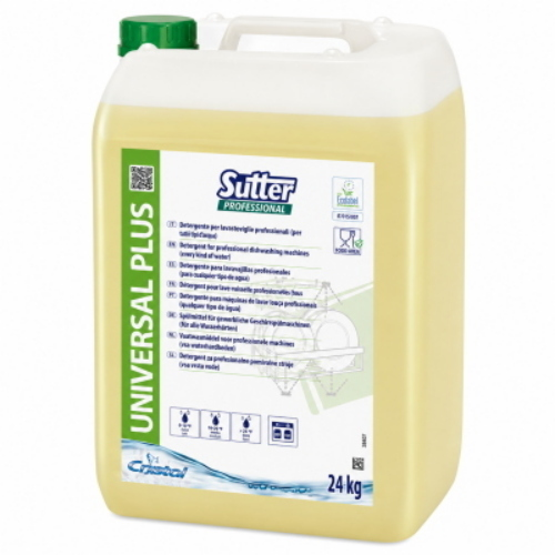 Sutter Universal Plus Ecolabel 24 Kg Detergente Ecologico Lavastoviglie Professionale e Forni Autopulenti