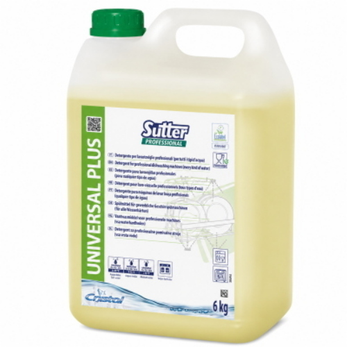 Sutter Universal Plus Ecolabel 4x6 Kg Detergente Ecologico Lavastoviglie Professionale e Forni Autopulenti