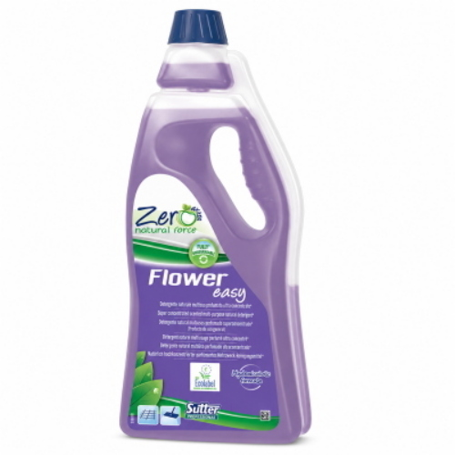Sutter Flower Easy Ecolabel 6x750 Ml Detergente Naturale Superconcentrato Profumato per Pavimenti e Superfici