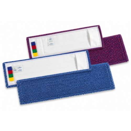 Filmop Puli-Brush con Tasche 40 cm Mop a Frange in Microfibra Lavapavimenti - Confezione 5 Pezzi