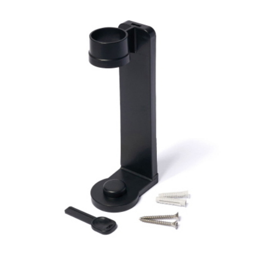Nefel Kit 3 Staffa a Muro con Chiave e set Viti per Flaconi Hotel pezzi 12