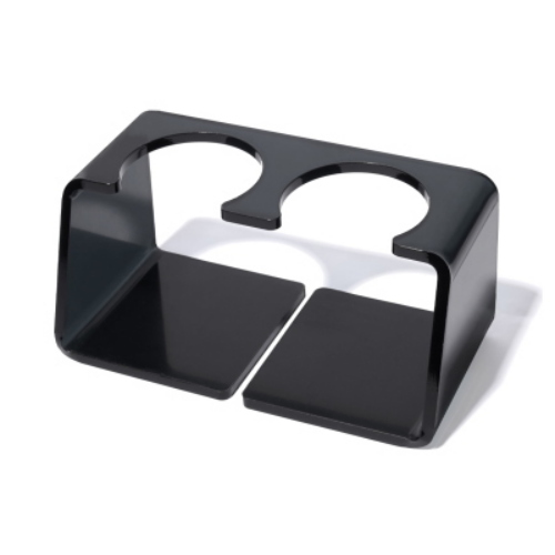 Nefél Plexiglass Stand 03 Supporto da Appoggio Nero per Dispenser Hotel e B&B pezzi 2