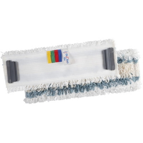 Filmop Globo Triplo Frangia Mop Lavapavimenti 40x13 cm in Microfibra, Cotone e Poliestere con Micro Alette - 5 Pezzi