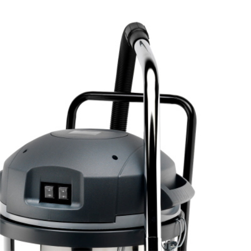 Lavor Domus IF Aspiratore Professionale Solidi e Liquidi 78 Litri 2 Motori 2400 W Fusto Inox con Tubo di Scarico