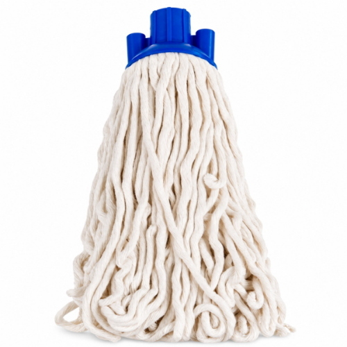 Filmop Master Lux Mop 220 e 280 g Cotone Filato Grosso Continuo con Attacco Filettato Blu - 10 Pezzi