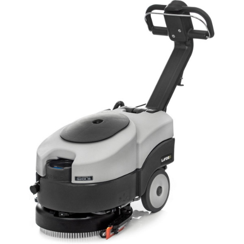 Lavor Quick 36B Lavasciuga Pavimenti Professionale 36 cm con Batteria 12V e Caricabatteria 1260 mq/h