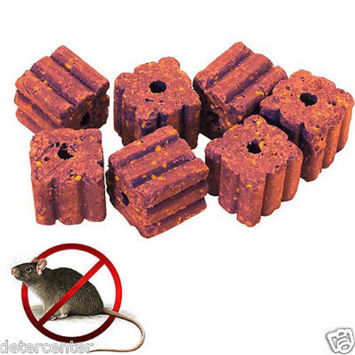 kg.10 Orma esca topicida blocchetti topi ratti Rat Control Block veleno  Bromadiolone e Bitrex