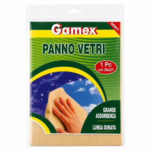 Gamex Panno Vetro 26x37 cm Extra Forato Professionale Vetri e Specchi - 100 Pezzi