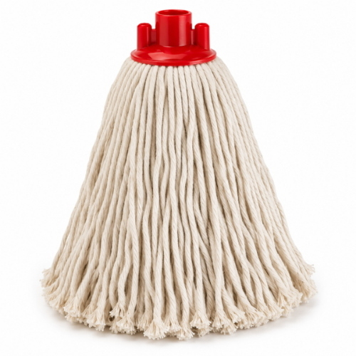 Mop Cotone Professionale 280 g Ritorto 12 Capi con Attacco a Vite - 50 Pezzi