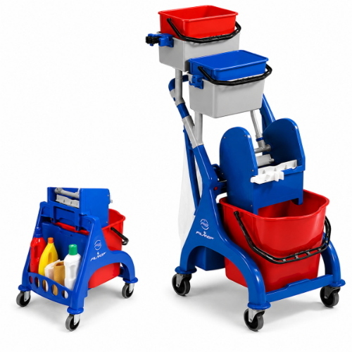 Filmop Vega LP0309 Carrello Lavapavimenti Professionale 25 Lt con 2 Secchi 4 Lt