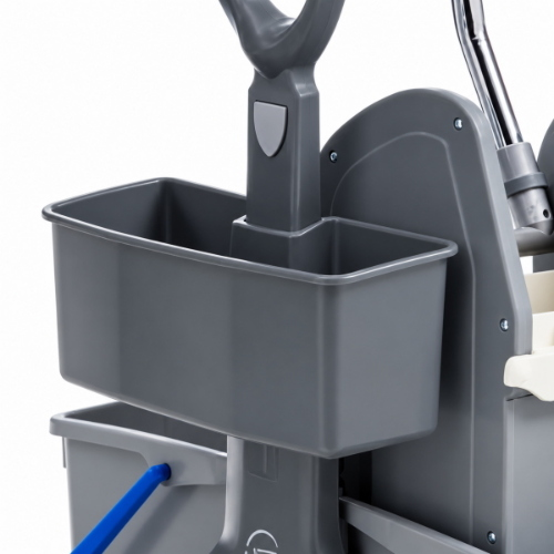Filmop OneFred Carrello Lavapavimenti Doppia Vasca con Strizzatore Professionale, Cassetta e Reggiscopa