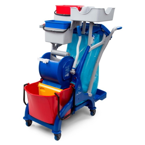 Filmop Arka 22 Carrello Pulizie Professionale 28 Lt con Strizzatore e Portasacco 100 Lt