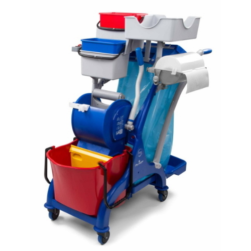 Filmop Arka 23 Carrello Pulizie Professionale 28 Lt con Strizzatore a Rulli e Portasacco 100 Lt