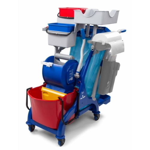 Filmop Arka 25 Carrello Pulizie Professionale 28 Lt con Strizzatore a Rulli e Portasacco 100 Lt