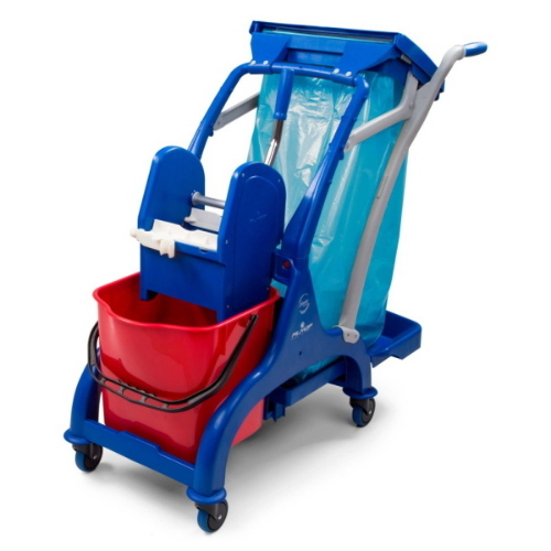 Filmop Arka 30 Carrello Lavapavimenti Professionale 25 Lt con Strizzatore e Portasacco