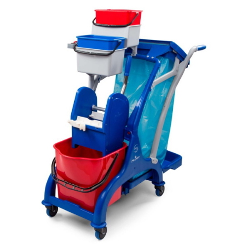 Filmop Arka 31 Carrello Pulizie Professionale 25 Lt con Strizzatore e Portasacco 100 Lt