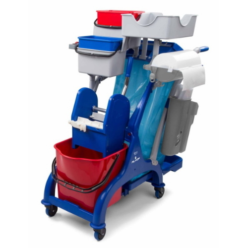 Filmop Arka 35 Carrello Multiuso Pulizia Professionale 25 Lt con Strizzatore e Portasacco 100 Lt