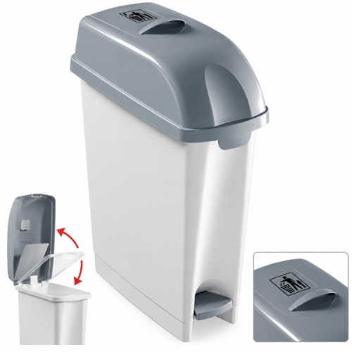Filmop Desy Contenitore Assorbenti Igienici 17 Lt con Pedale e Coperchio  
