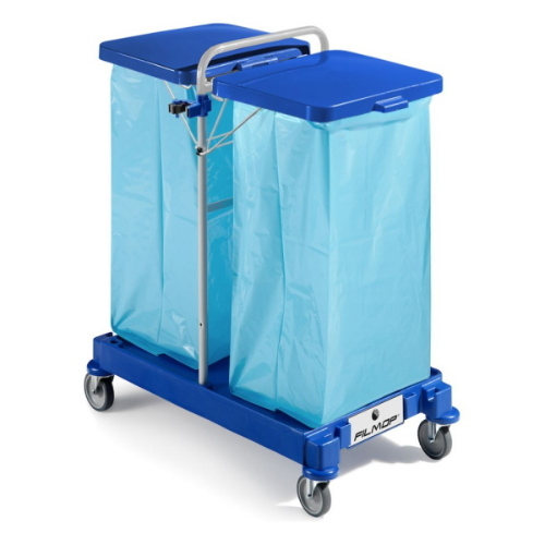 Filmop Morgan 1010 Carrello Raccolta Rifiuti con 2 Portasacco da 120 Lt  