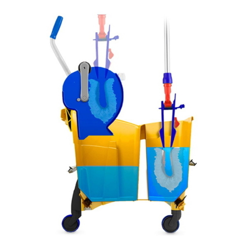 Filmop Punto Strizzatore a Rullo Regolabile con 3 Livelli per Mop 40 cm  