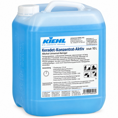 Kiehl Keradet Konzentrat Aktiv 10 Lt Detergente Superconcentrato Alcolico per Pavimenti e Superfici