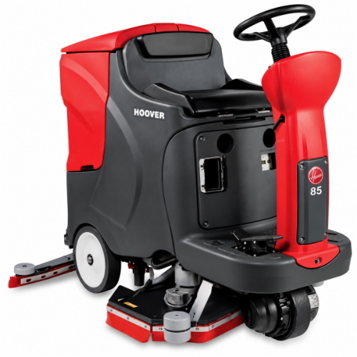 Hoover 85 BCT/16 Lavasciuga Pavimenti Uomo a Bordo 85 cm con 4 Batterie Gel e Caricabatterie – Resa 5525 m²/h