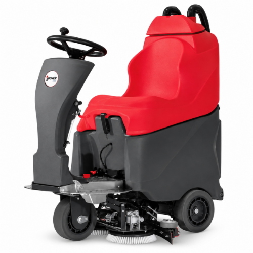 Biemmedue WET 560 BA Lavasciuga Pavimenti Uomo a Bordo 55 cm 1380W con 2 Batterie 12V 140Ah e Caricabatterie – Resa 3000 m²/h