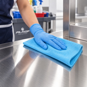 Filmop Profi-T Panni in Ultra Microfibra 38x40 cm per Vetri, Specchi e Bicchieri – 50 Pezzi