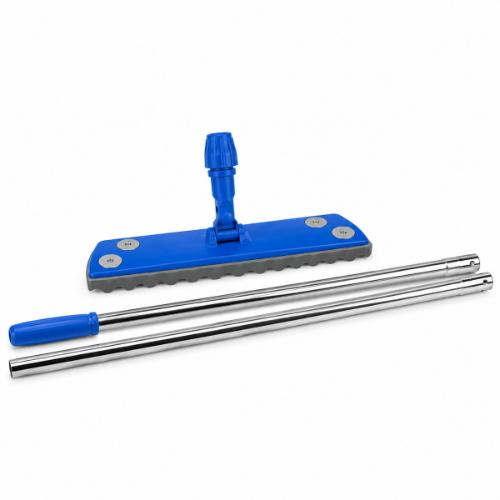 Filmop Attrezzo Cattura Polvere Telaio in Spugna e Manico Acciaio 140 cm per Panni Spolvero