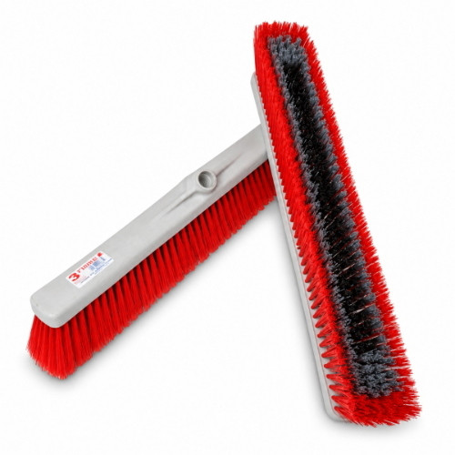 Scopa Industriale Professionale 60 cm a 3 Fibre Soft Medium Strong – 10 Pezzi