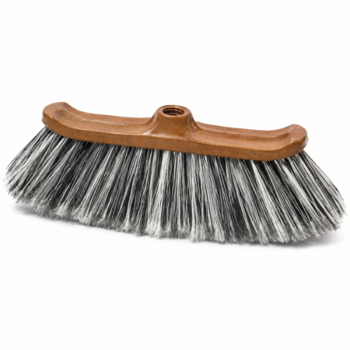 Scopa Pavone Professionale in Legno con Setole Morbide per Pavimenti – 20 Pezzi
