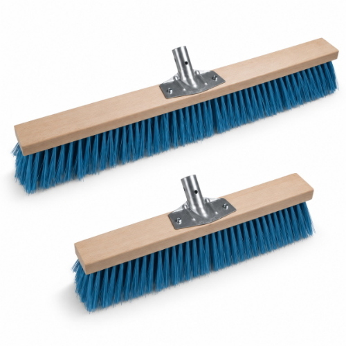 Filmop Scopa Industriale in Nylon Morbido per Pavimenti e Grandi Superfici – 2 Pezzi