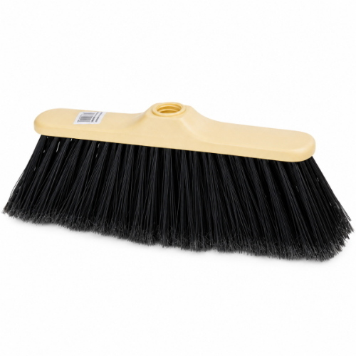 Scopa Industriale 30 cm con Setole Nere Rigide Piumate – 12 Pezzi