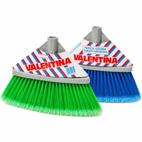 Scopa Valentina per Pavimenti con Setole Alte Piumate – 20 Pezzi