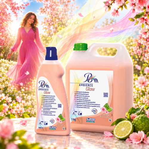 Sutter POM Ambience Glow Detergente Deodorante Pavimenti e Superfici Bergamotto e Fiori di Pesco