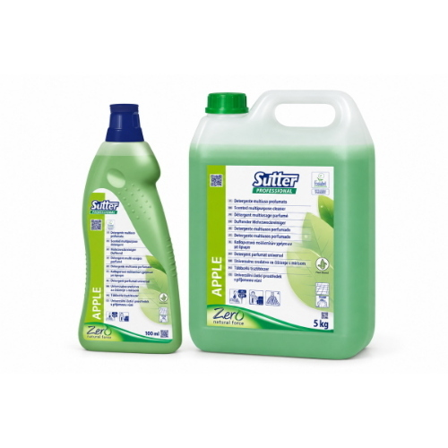 Sutter Apple Ecolabel Detergente Ecologico Multiuso alla Mela Verde per Pavimenti e Superfici